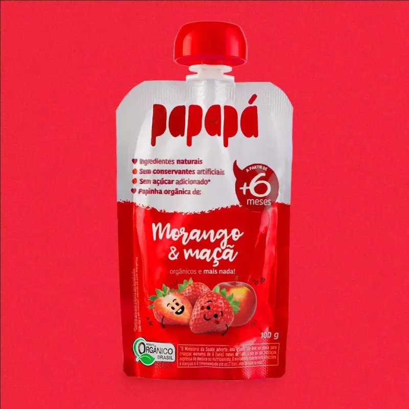 Morango e Maça +6m Papapá