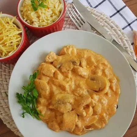 Strogonoff de Frango