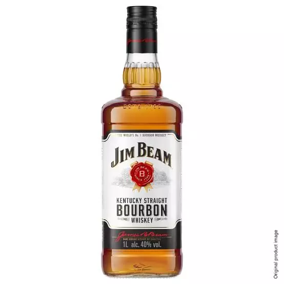 Garrafa de Jim Beam tradicional