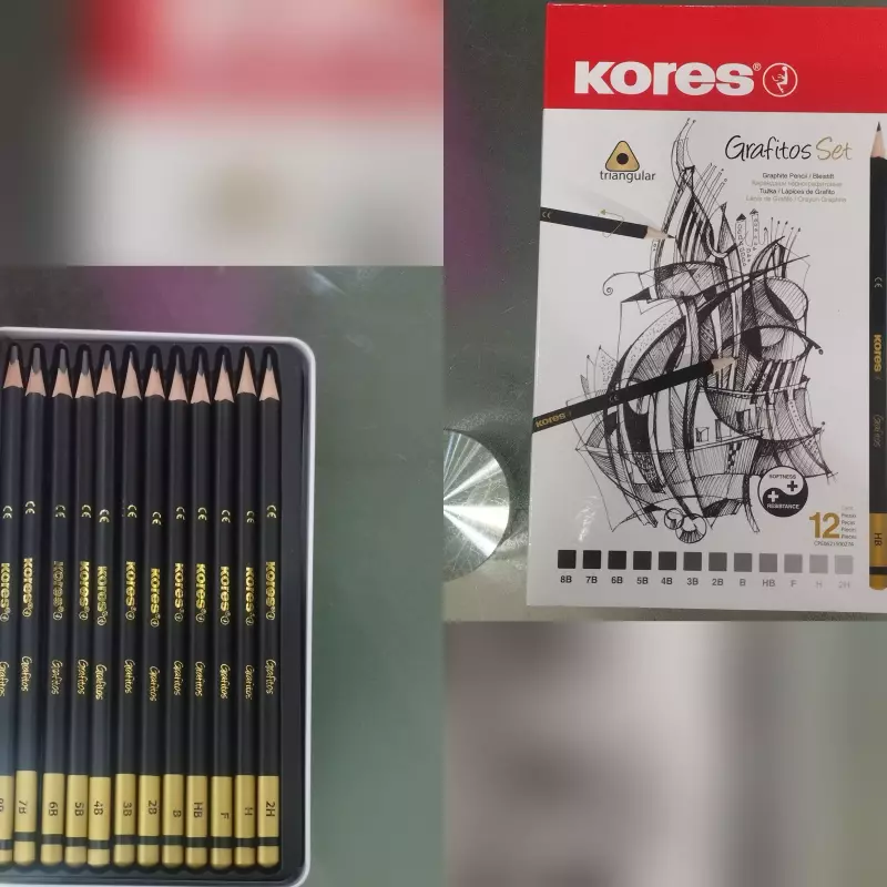 Set lápices grafito kores 12 pieza