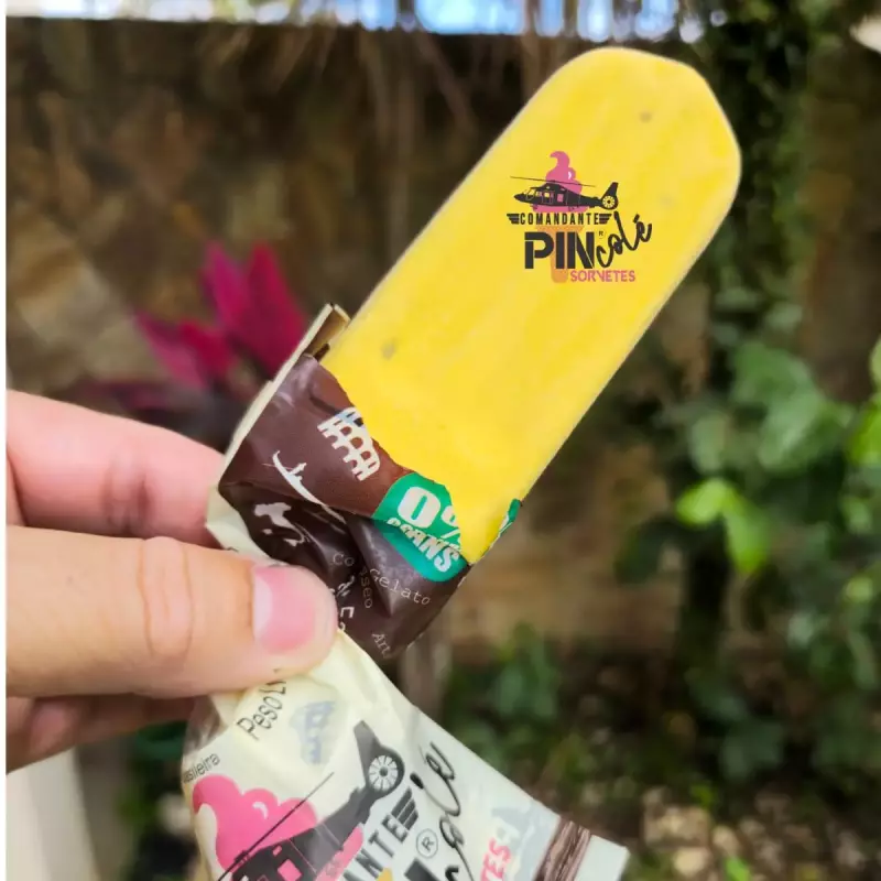 Picolé de Maracujá ao Leite