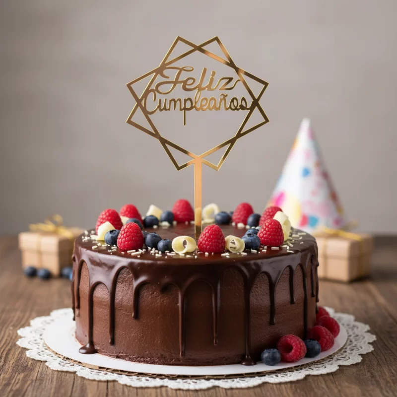 2018 TOPPER FELIZ CUMPLEAÑOS