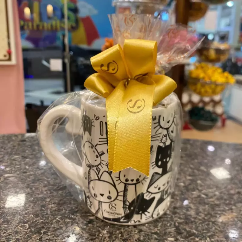 Caneca Miau Preto e Branca