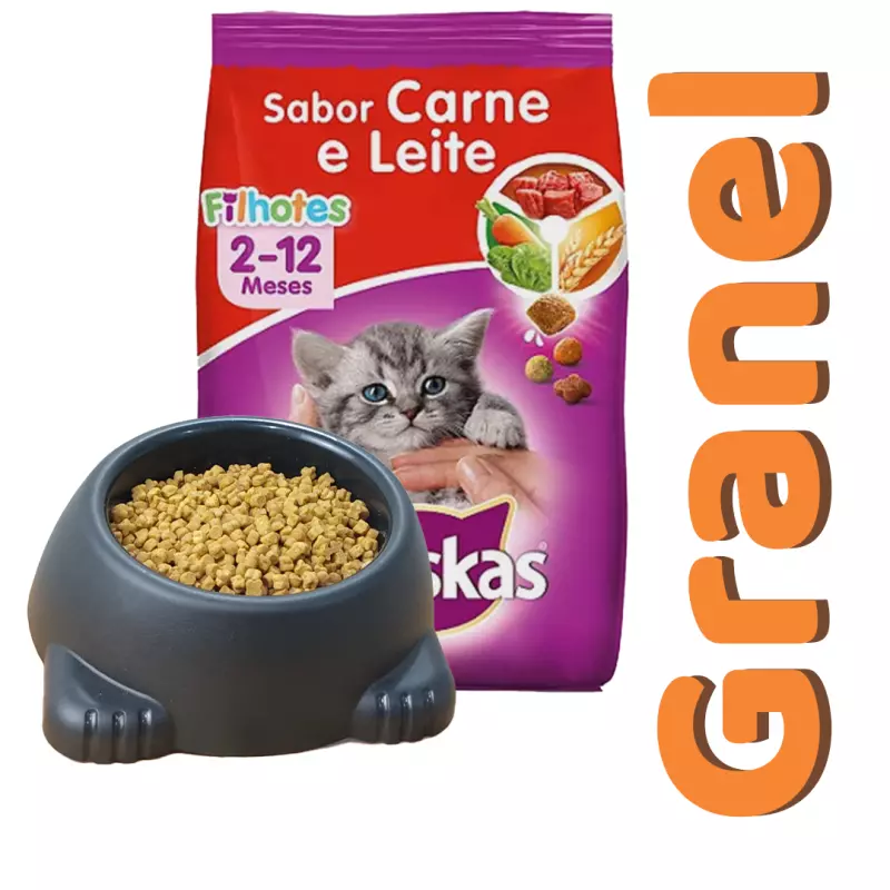Whiskas Filhotes Carne e Leite