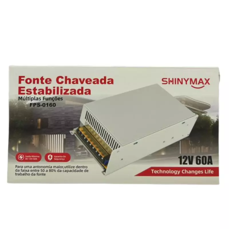 FONTE COMEIA 12V 60A FPS-0160