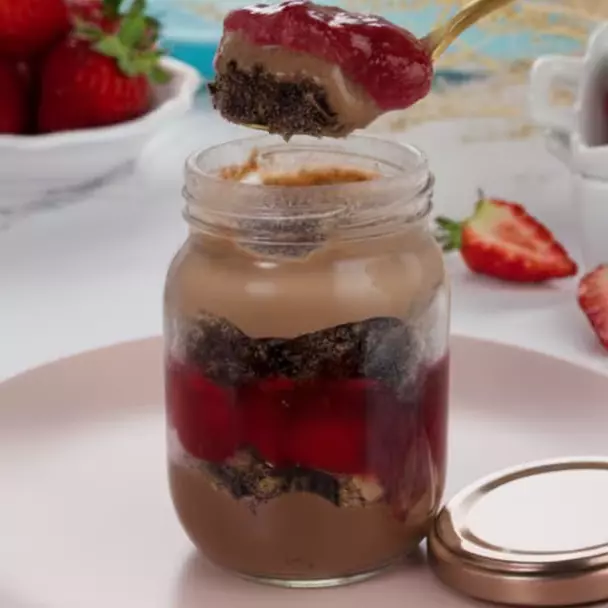 Brownie no Pote Black Berries