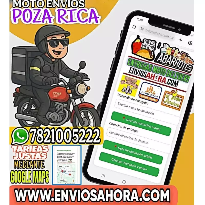 MOTO ENVIOS EN POZA RICA