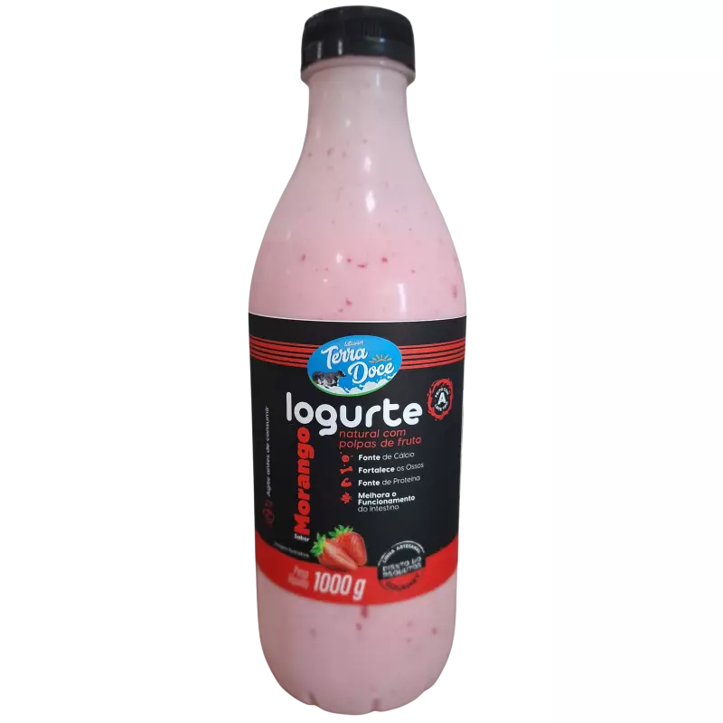 Iogurte 1L Natural Morango