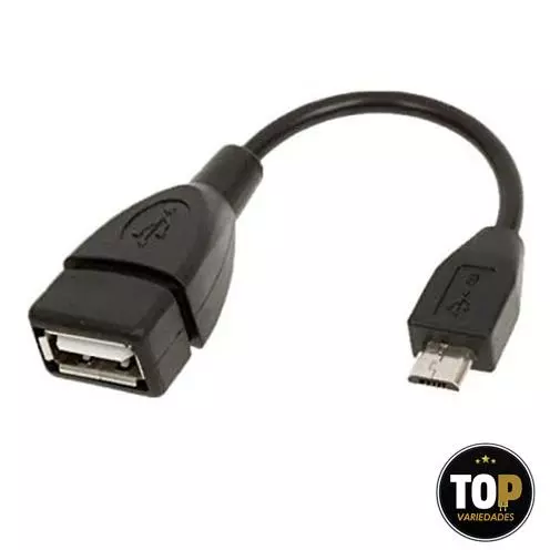 Cabo Otg V8 Micro Usb Adaptador Usb Femea