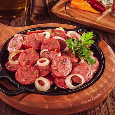 Calabresa Acebolada