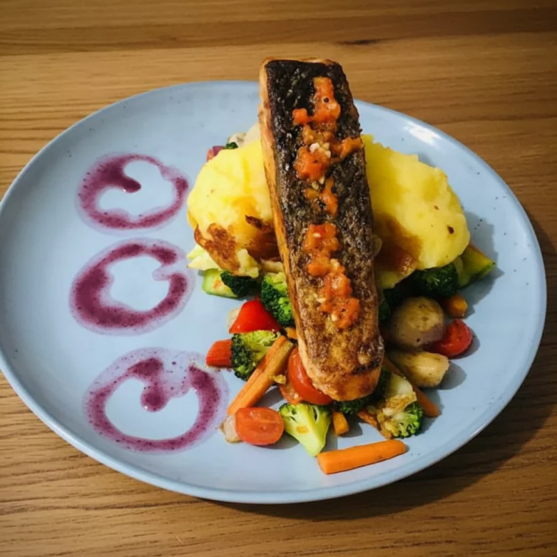 Salmón a la parrilla