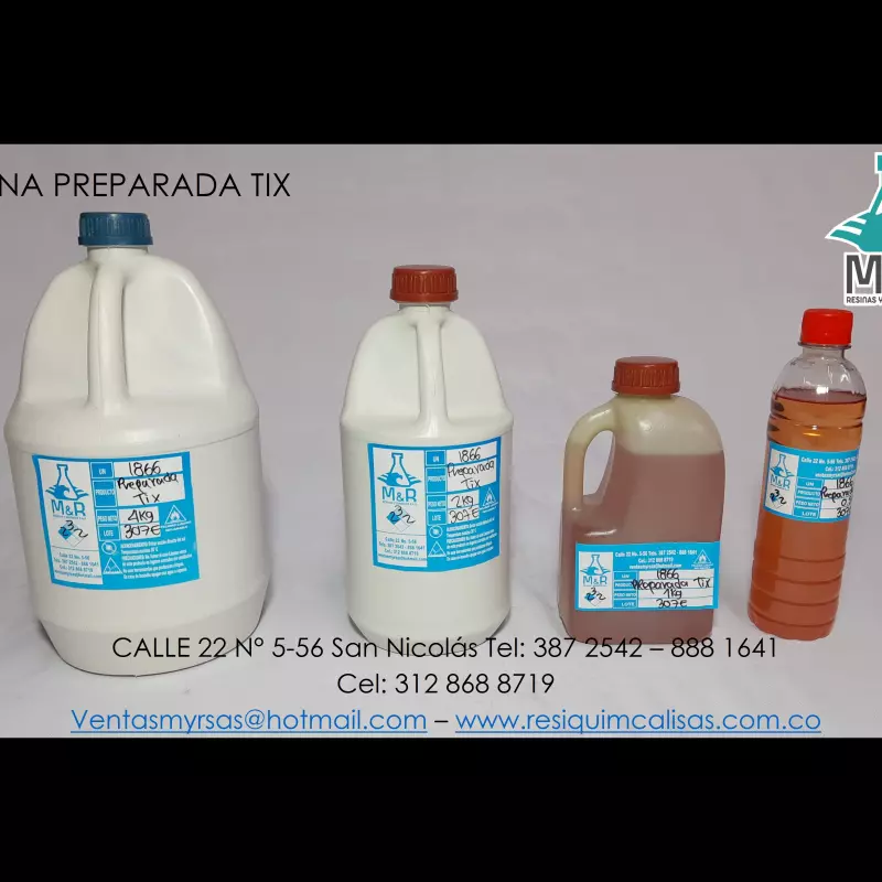 RESINA PREPARADA TIX