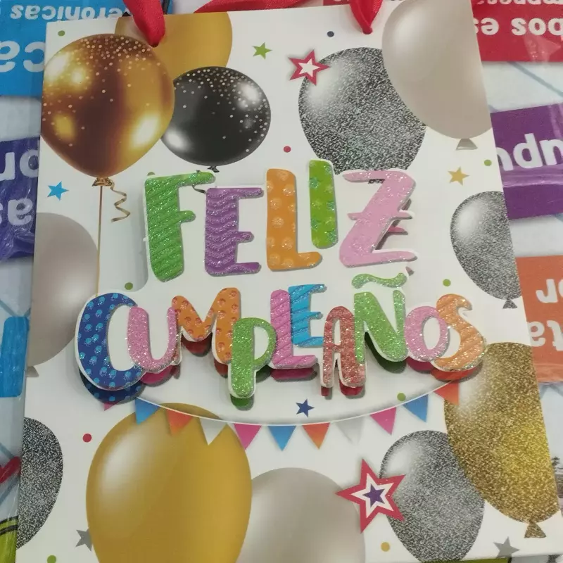 Bolsa de regalo Feliz cumpleaños