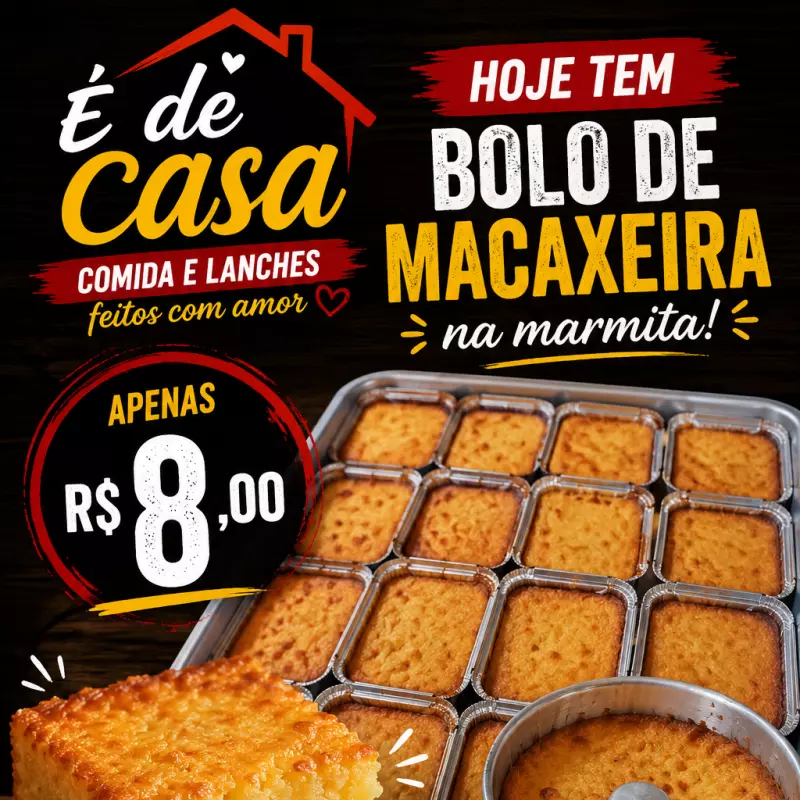 Bolo de macaxeira