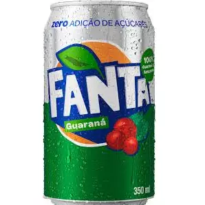 Fanta Guarana Zero açucar 350ml