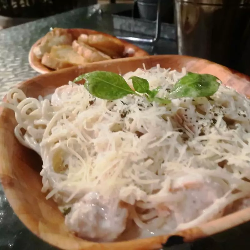 PASTA CON CAMARÓN