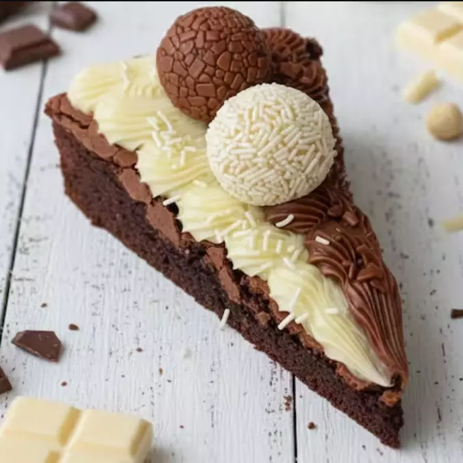 Pizza Brownie Brigadeiro Casadinho