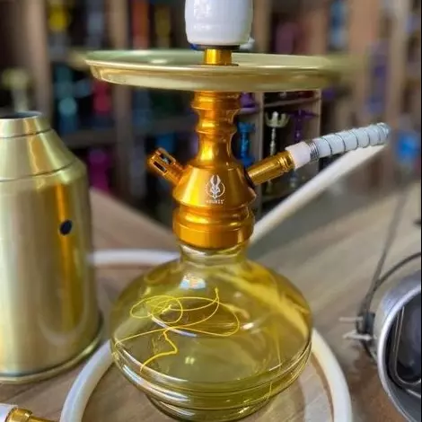 NARGUILÉ ANUBIS DOURADO