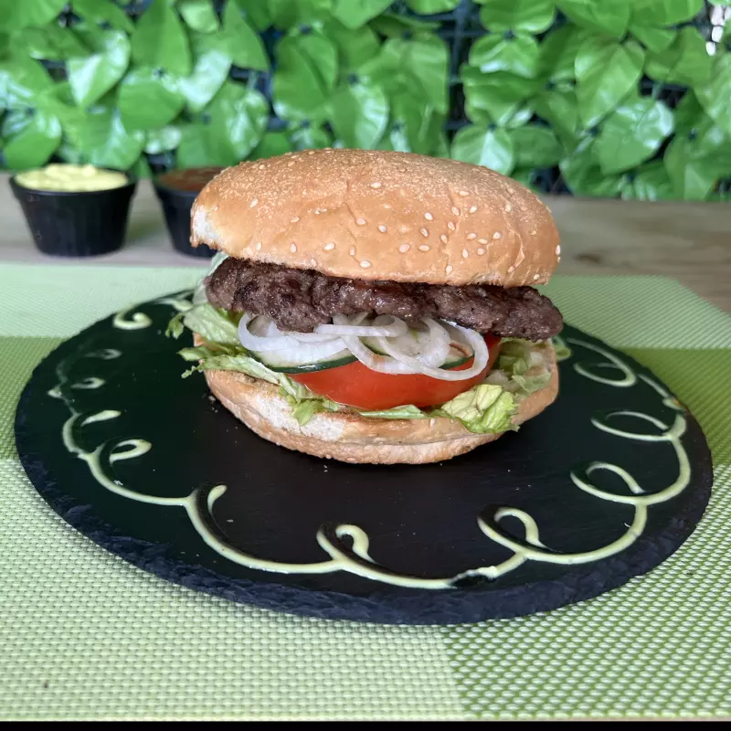 Hamburguesa con Jamón