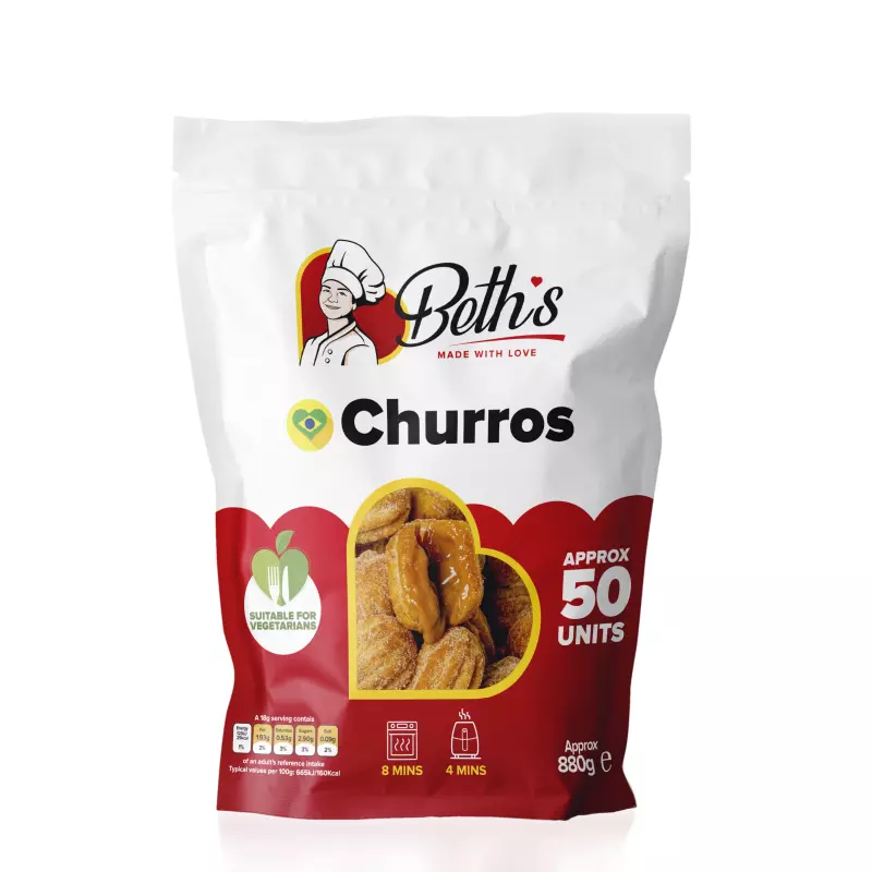 Churros Frito Congelado Beth's 50 Un