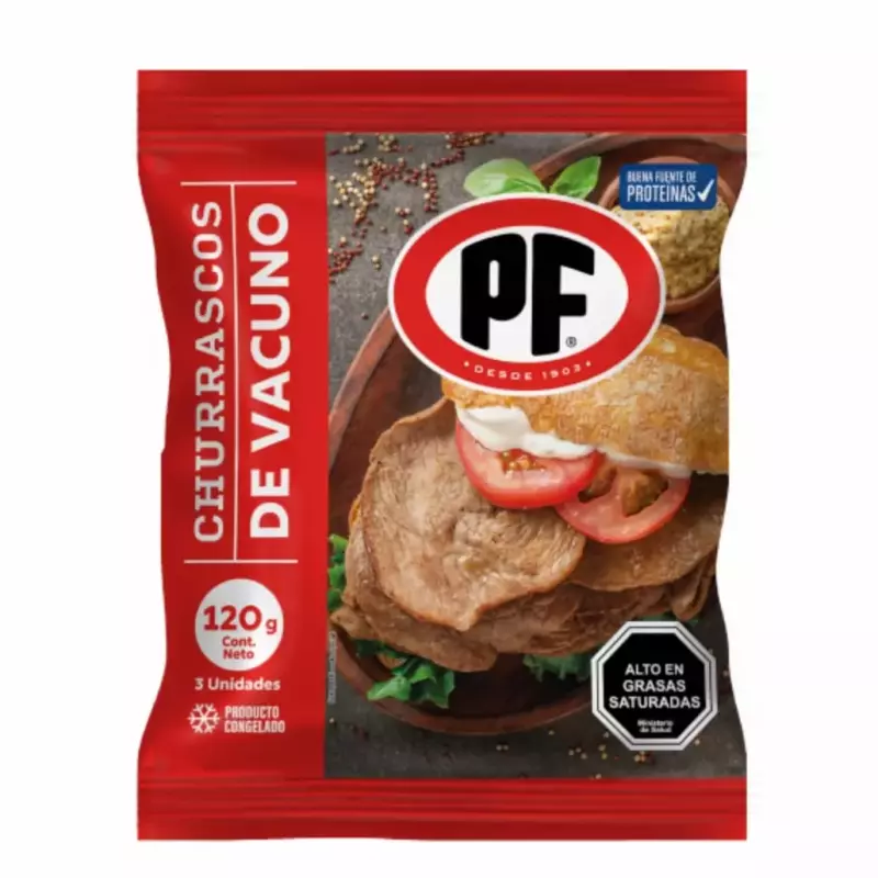 CHURRASCO DE VACUNO 120G PF