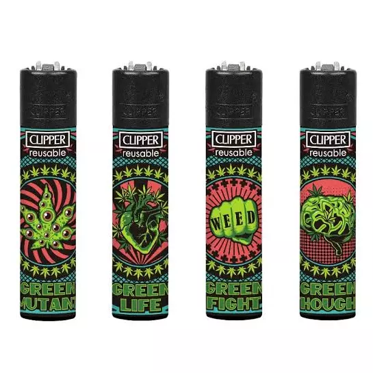 Isqueiro Clipper - Green Life