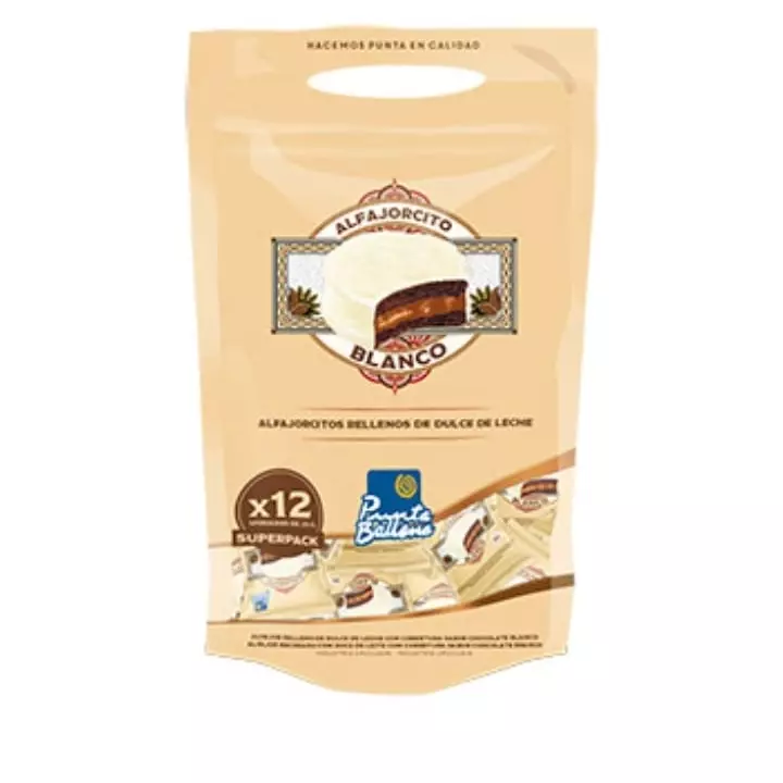 DOYPACK ALFAJORCITO BLANCO X 18