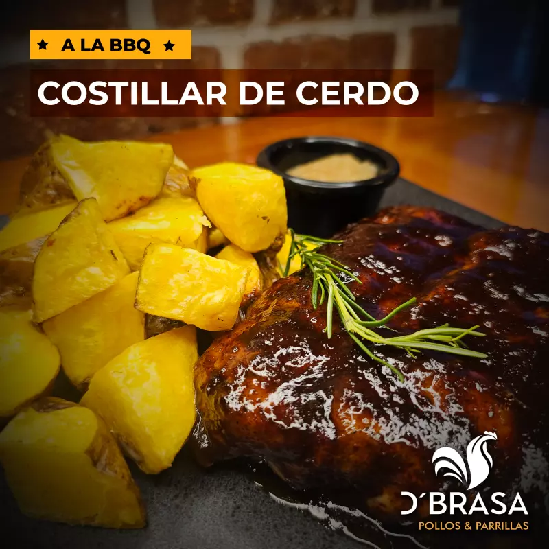 Costillar de Cerdo a la bbq