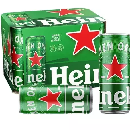 Cerveja Heineken Lata 350ml 12un