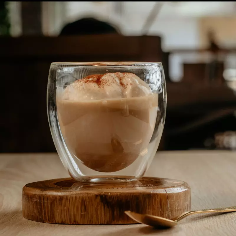 Affogato con crema de Wisky