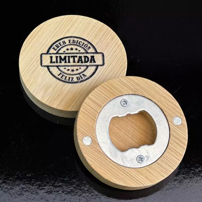 Destapador redondo bamboo