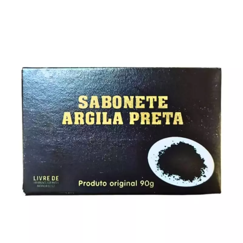sabonete argila preta-90g