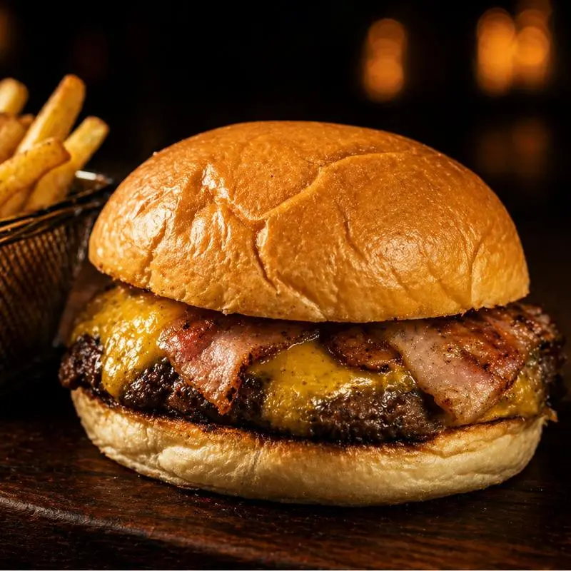 HAM CHEDDAR Y BACON