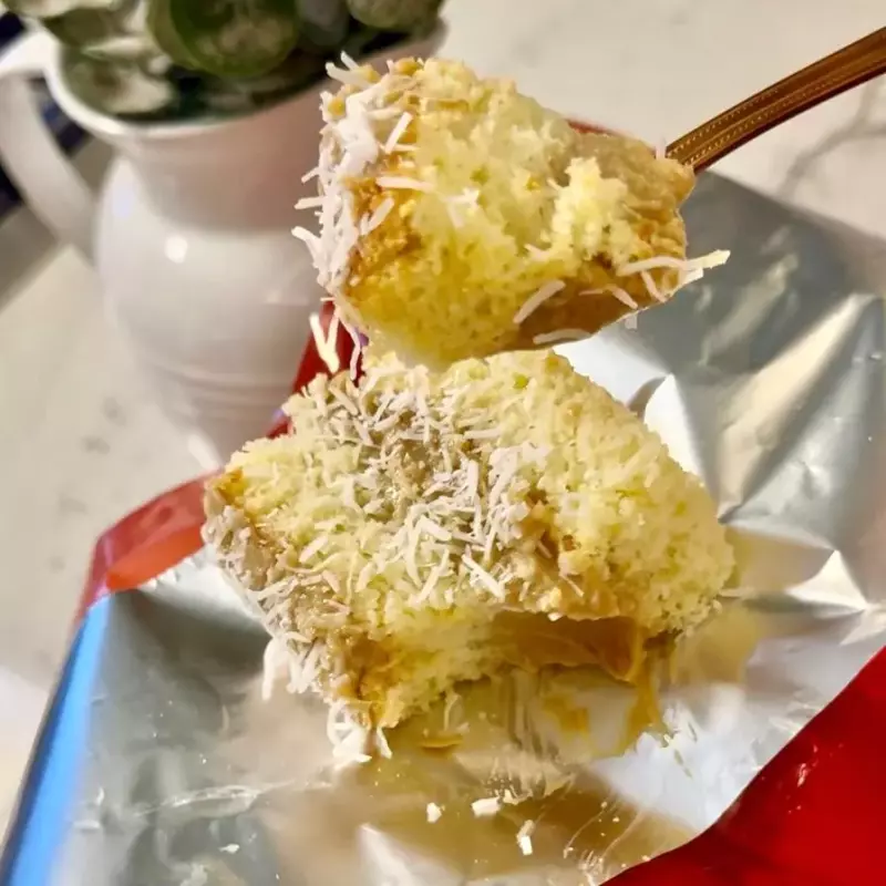 Bolo gelado Doce de leite com coco