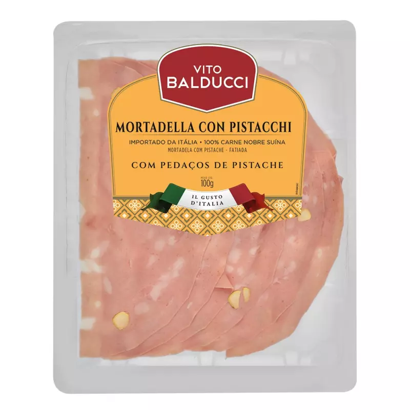 MORTADELA FAT C/PISTACHE - VITO BAL