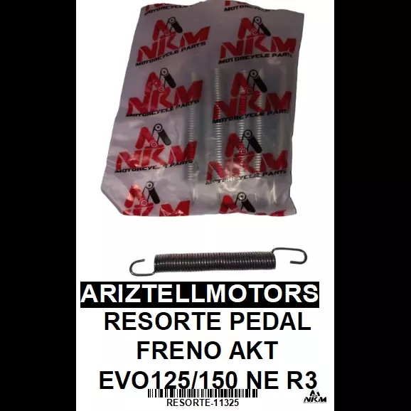 RESORTE PEDAL FRENO AKT EVO125/150