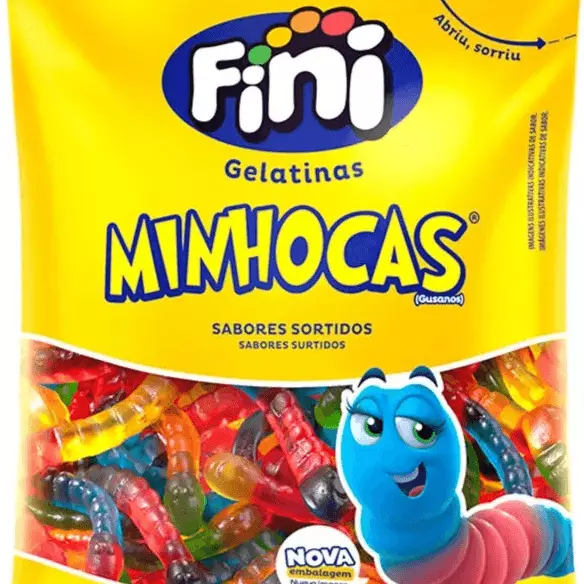BALA GELAT FINI MINHOCAS 90gr