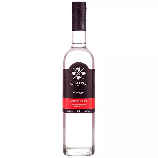PISCO 4 GALLOS ACHOLADO 750 ML