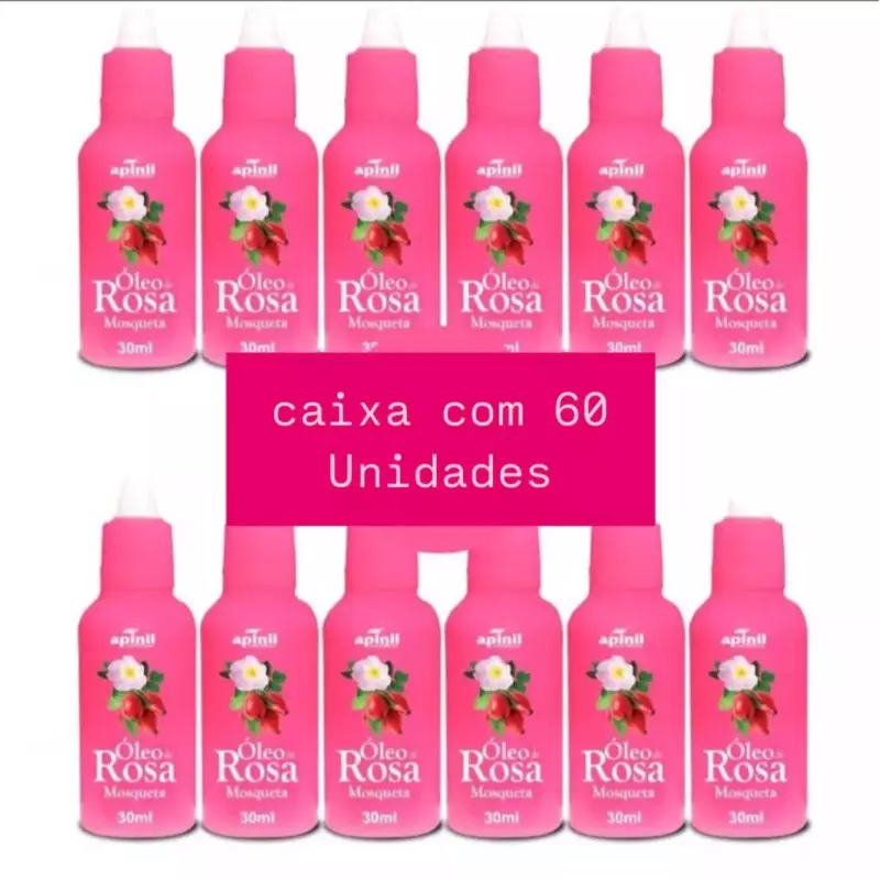 CAIXA FECHADA DE ROSA MOSQUETA - 60