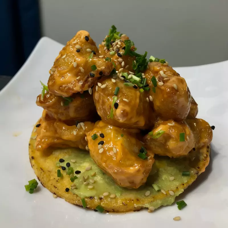 Tostada de Camarón Roca