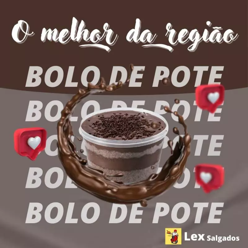 Bolo no pote