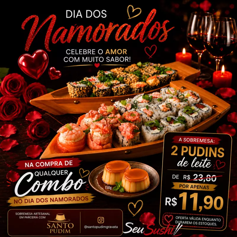 Dia dos namorados/ Sobremesa garanti