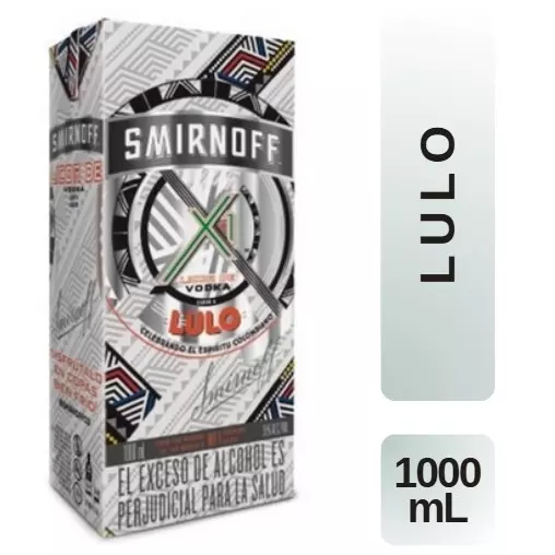 Litro Caja Smirnoff Sabor Lulo 1L