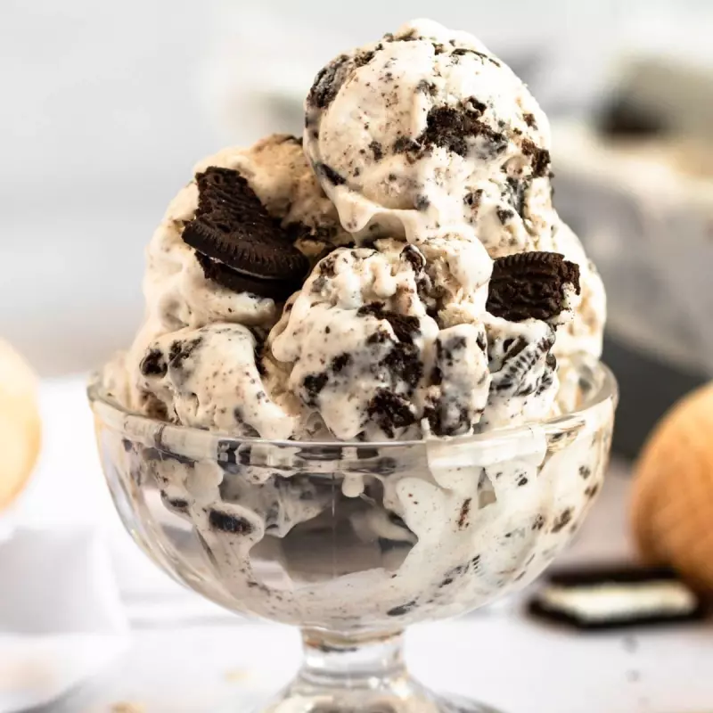 Helado de cookies & cream