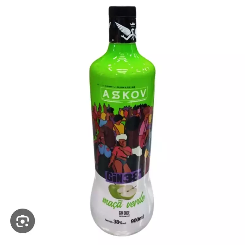 Gin Askov Maça Verde 900ml