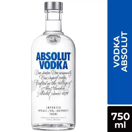 ABSOLUT VODKA 750ML