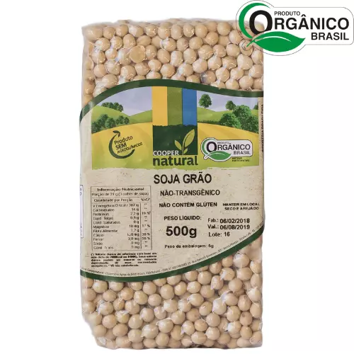 Soja em Grão Orgânico 1Kg