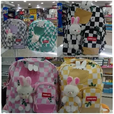Morral con peluche