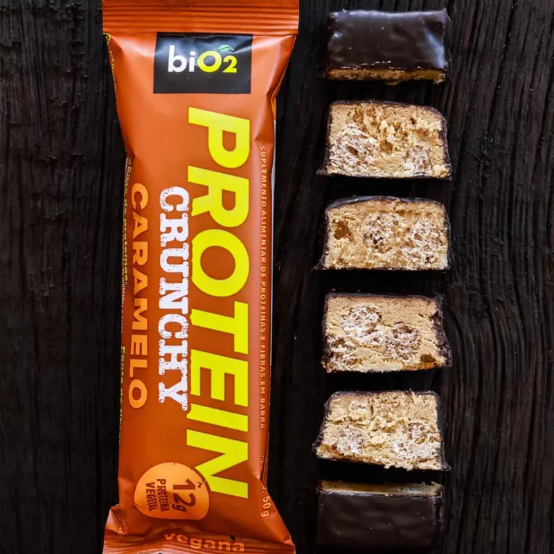Barra proteína CARAMELO - Crunchy