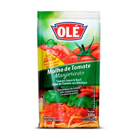 Salsa de Tomate con Albahaca 340gr